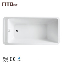 Clawfoot Clear Acrylic Bath Square Freestanding Bathroom Bathtub